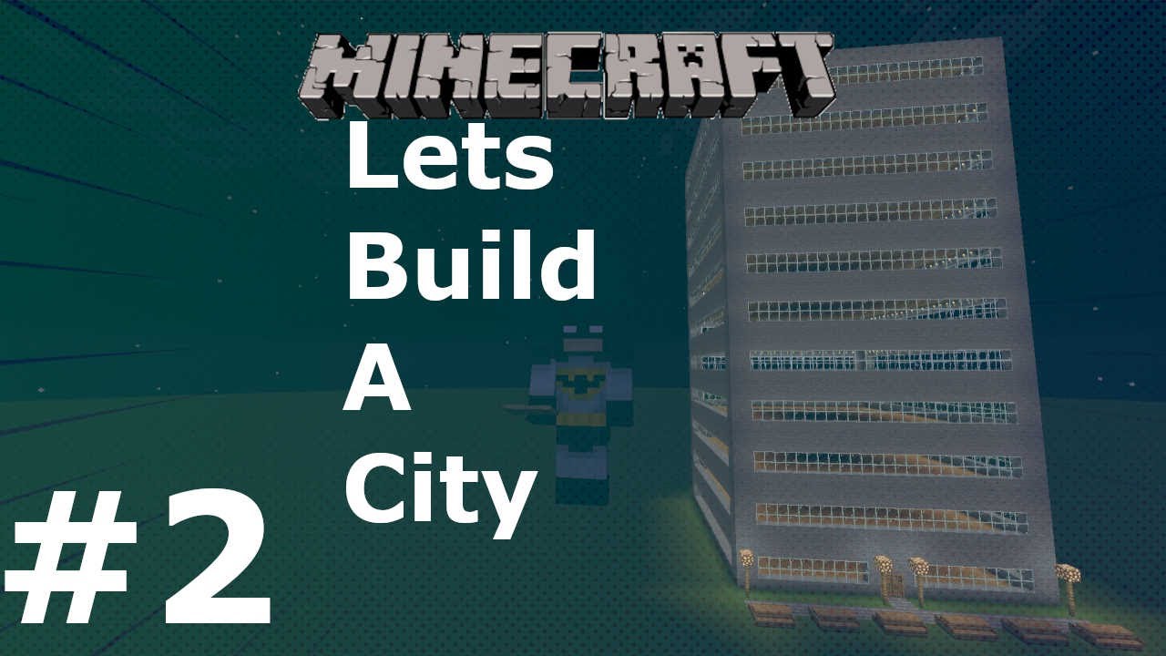 Minecraft Lets Build A City #2 Building a river and bridges! - YouTube