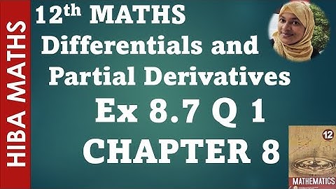 12th maths chapter 8 exercise 8.7 question 1 tn syllabus hiba maths