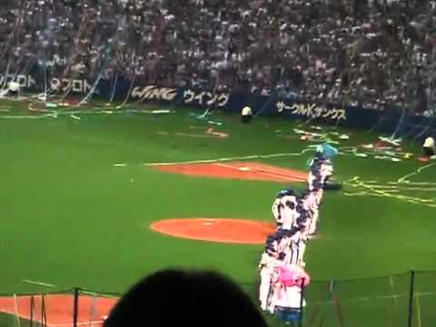 2011/10/19監督挨拶の後の落合コールが全てを物語る