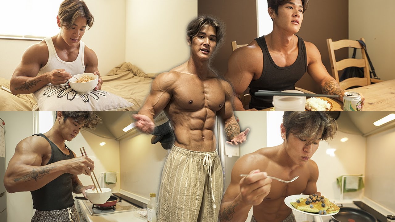 [ 減量末期 ]朝起きてからトレーニングまで、食べているものすべて！