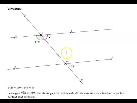 Angles Et Parallélisme 5ème 