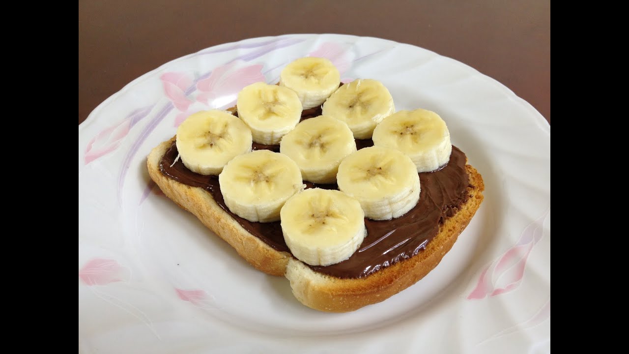 #558-1 banana toast with nutella - 누텔라 바나나 토스트 - YouTube