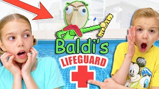 Escaping The Lifeguard Baldi's Swim HomeSchool!