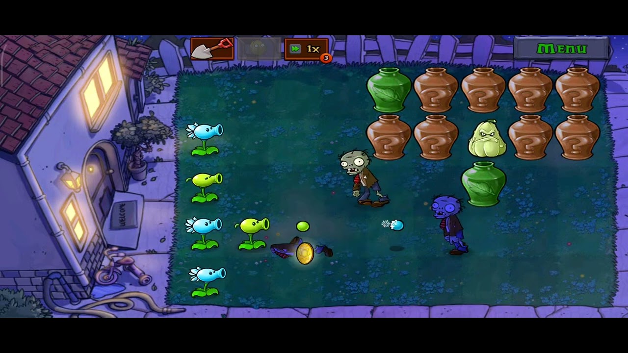 Plant vs zombie Short Fight lose Zombie 