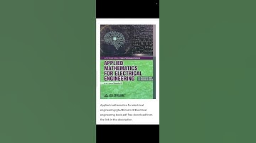 Amee/gtu/BE/sem 3/Electrical engineering book pdf