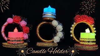 Diwali Diya Stand Making | Diwali Candle Holder | Diwali Craft Idea | Tealight Candle Holder