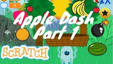 Scratch Tutorial | Apple Dash | Part 1 | Scratch how to make an Apple Catching Game