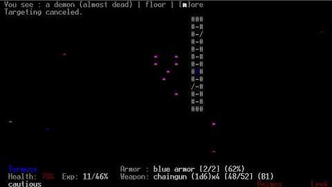 Tormuse playing DoomRL, AoMC+AoD Part 2