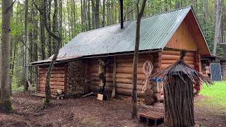I CAN SURVIVE EVEN -50°C IN THIS CABIN! PREPARATION FOR A HARSH WINTER. Off-Grid