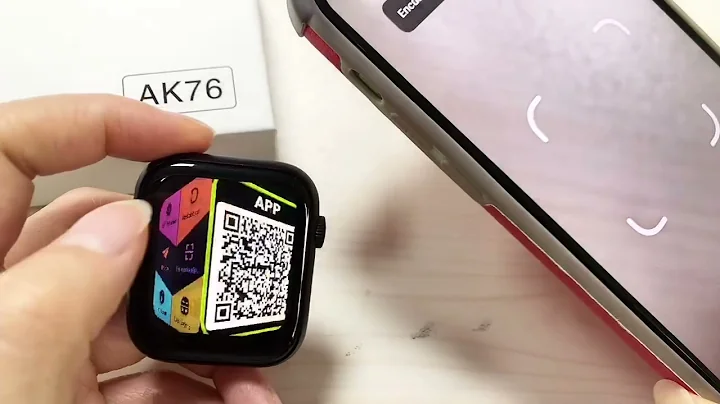 How to pair the Ak76 smart watch with the mobile App M2 wear