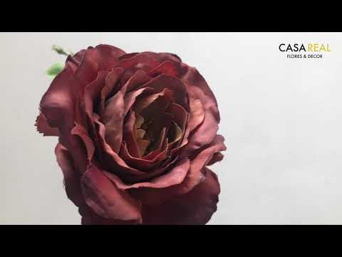 Rosa Alice Pick Artificial - Marrom Claro (9808)