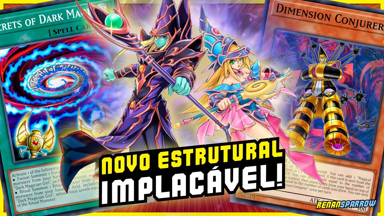 MAGO NEGRO NOVA SKILL ME DEU 9 VITÓRIAS EM 10 DUELOS! YuGiOh! Duel