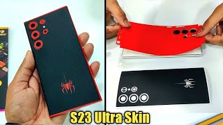 Samsung S23 Ultra Skin | How to apply Back Glass Skin | Gadgetshieldz
