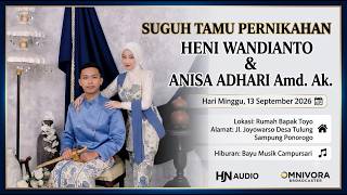 Live BAYU MUSIK Suguh Tamu Pernikahan Heni Wandianto & Anisa Adhari, Tulung, 13 September 2026