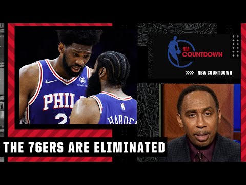 Stephen A. reacts to the 76ers getting eliminated from the playoffs: A HORRIFIC PERFORMANCE!
