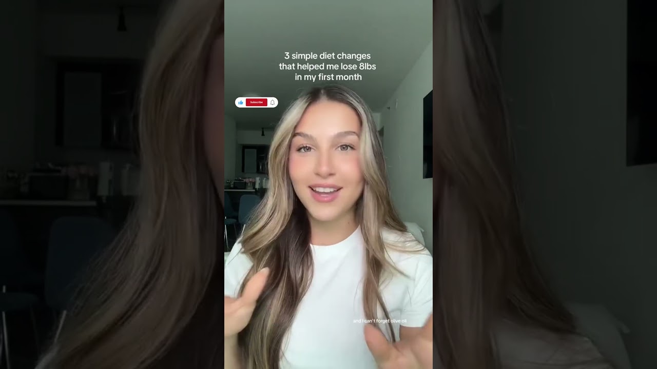 3 SIMPLE DIET CHANGES THAT HELPED ME LOSE 8lbs IN A MONTH