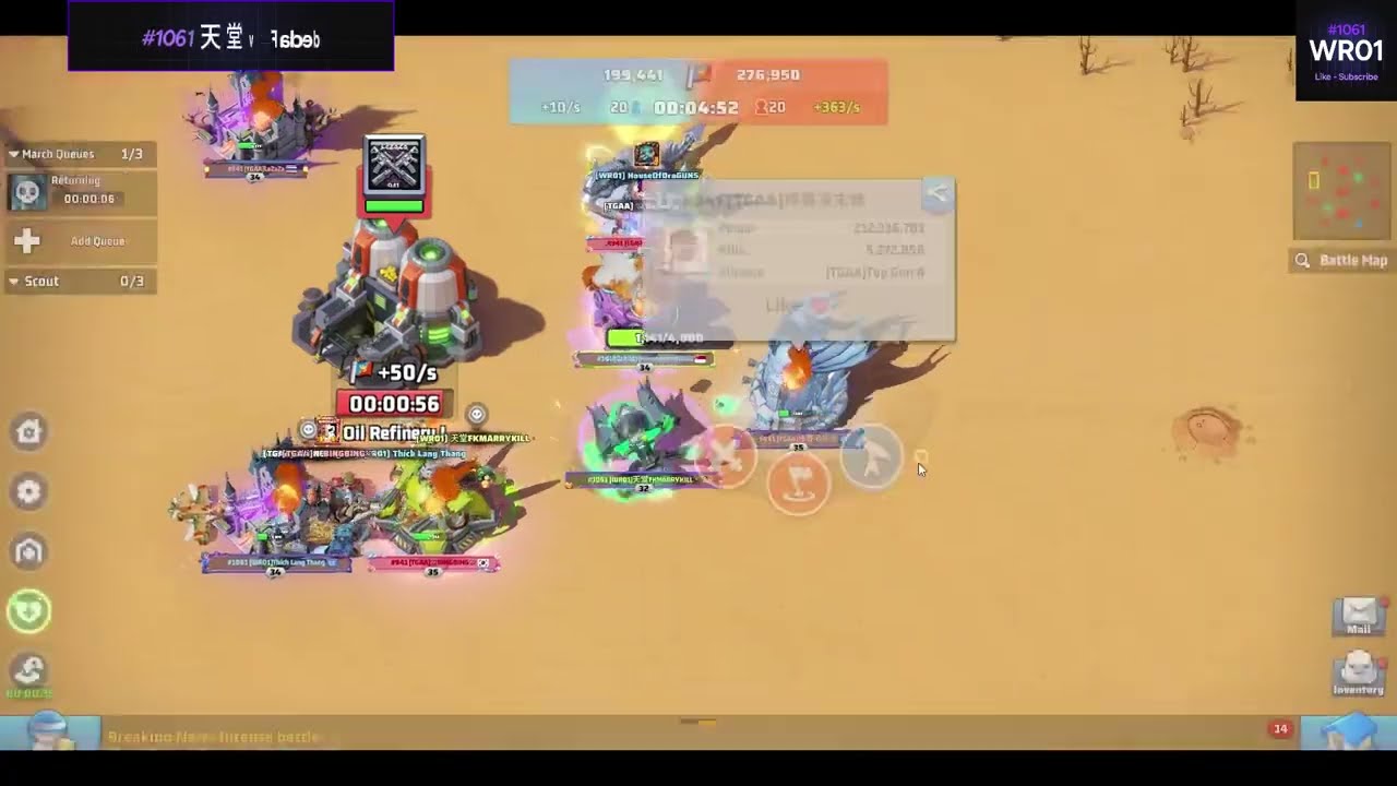 Dessert Storm - 1061 WR01 vs 941 TGAA | Last War