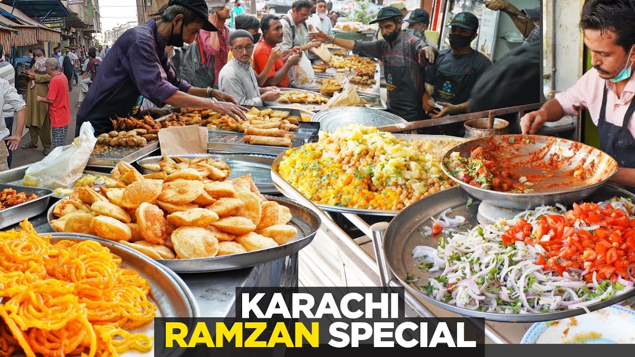 RAMZAN SPECIAL | HUGE IFTAR VARIETY at LUQMAN | SHAMS CHAAT HOUSE | KARACHI STREET FOOD, PAKISTAN | Street Food PK