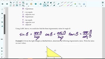Lesson 4.1: Right Triangle Trigonometry Review (Video Lesson)