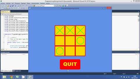 Beginning Game Programming with C# - Programming Assignment 4
