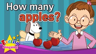 [Counting] How many apples? - Exciting song - Sing along
