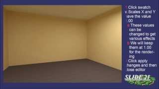 Sketchup Kerkythea Wall finish