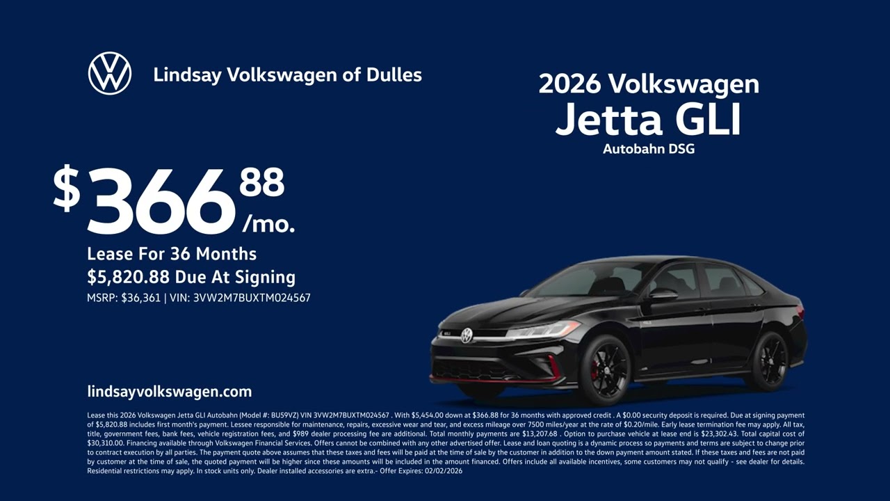 Volkswagen Jetta GLI 01/31/2026 6856141
