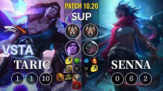 HLE Vsta Taric vs Senna Sup - KR Patch 10.20