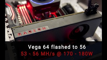 Extreme hashing : Rx Vega 64 flashed to Vega 56 for Ethereum mining
