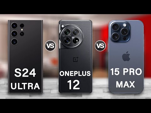 видео: OnePlus 12 Vs Samsung Galaxy S24 Ultra Vs iPhone 15 Pro Max Review