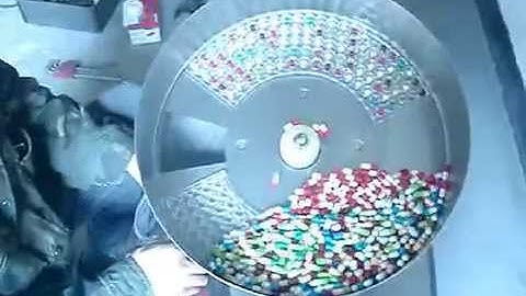 Semi Auto Bottle Counting Machine For Capsule Bottling System Debugging Video