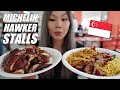 Eating at THREE Hawker Food Centres in ONE DAY! Singapore Food & Travel Vlog