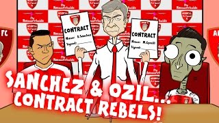 OZIL \& SANCHEZ - contract REBELS! Will Wenger trick them into signing a new deal?