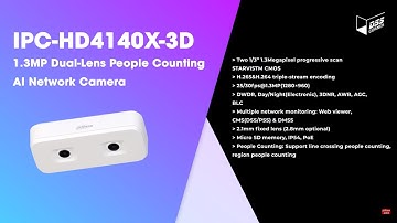 Video Demo Camera IP đếm người ra vào IPC HD4140X 3D