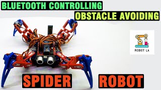 Spider Robot | Basic | Bluetooth Controlling | Obstacle Avoiding | Using Arduino NANO I/O Shield