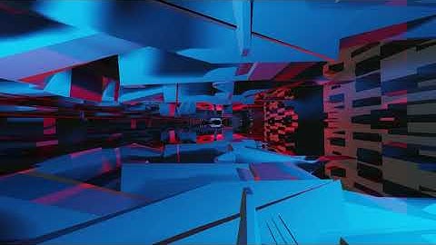 Copyright Free Video Background #51 || BREAKDOWN Sci-Fi Space Tunnel #0437 Blender 2.8 Eevee