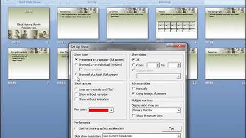 PowerPoint: Kiosk Mode