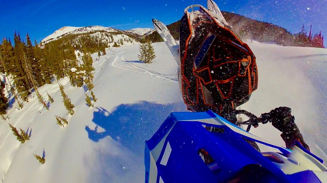 Awesome Snowmobile ride in the Backcountry YouTube