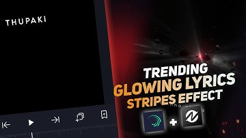 Instagram Trending Glow Text Lyrics Editing | Black Screen Glow Status Video Editing with Node Video