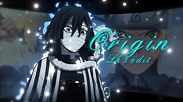 Origin | Open collab (my intro) Edit/AMV Quick!! 🥳💙🔥