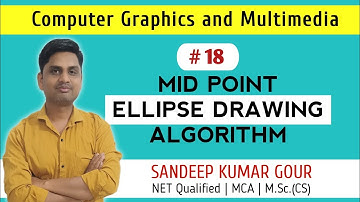 Mid Point Ellipse Drawing Algorithm | Computer Graphics and Multimedia