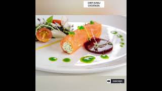 how to make Salmon  rolls | delicious and easy recipe | #smokedsalmon #chefsurajchourasia #roulade