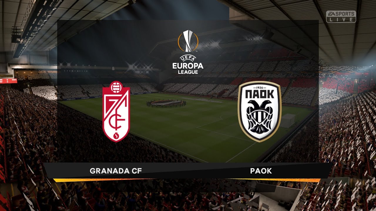 Granada Paok Uefa Europa League 2020 2021 Efootball Pes 2020 Gameplay Youtube