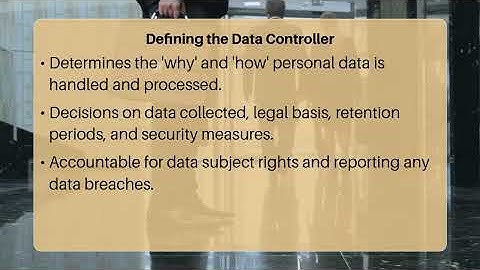 Who Is A Data Controller Under GDPR Rules?