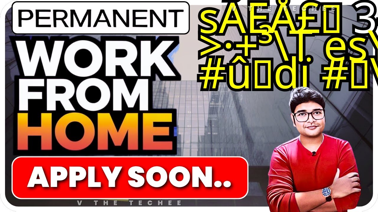 rewrite this title Permanent Work from Home jobs | No Coding jobs | Salary 20,833/M | Latest jobs in Telugu 2025 rewrite this title Permanent Work from Home jobs | No Coding jobs | Salary 20,833/M | Latest jobs in Telugu 2025
