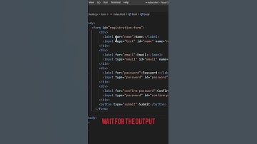 Registration Form with Validation from ChatGPT #shorts #javascript #chatgpt #openai #js