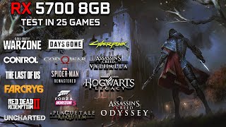 RX 5700 8GB | Test in 25 Games at 1080p + FSR | 2023