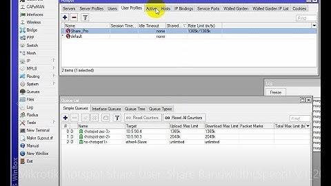 Mikrotik Hotspot Share User, Share Bandwidth(Speed) V.1