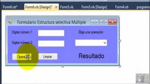 Clase 6 Estructura Selectiva múltiple Select Case con Visual Basic 2010