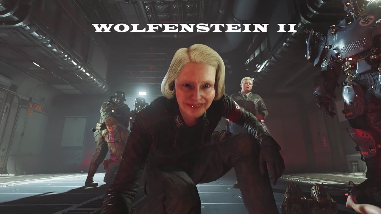 Девайсе энгель кто это. Wolfenstein 2 Зигрун Энгель. Wolfenstein 2 the New Colossus Зигрун Энгель. Дочь фрау Энгель Wolfenstein. Нью Колоссус фрау Энгель